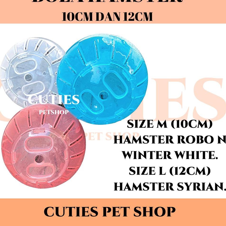 Quả Bóng Chạy Bộ 12cm Cho Chuột Hamster Syrian / Mùa Đông