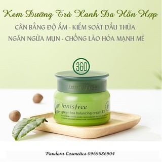 Kem Dưỡng Da Trà Xanh Innisfree Green Tea Balancing Cream EX