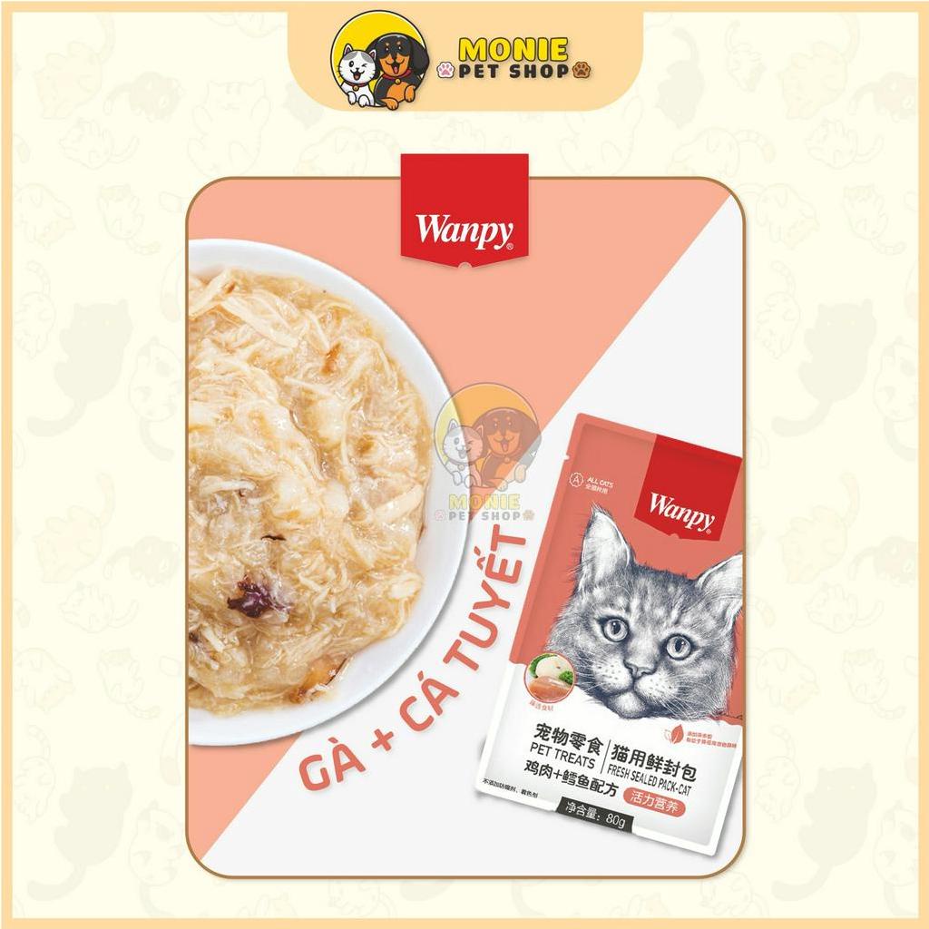 [Hoả tốc] 7 Gói Pate Wanpy 80g mix 7 vị cho mèo