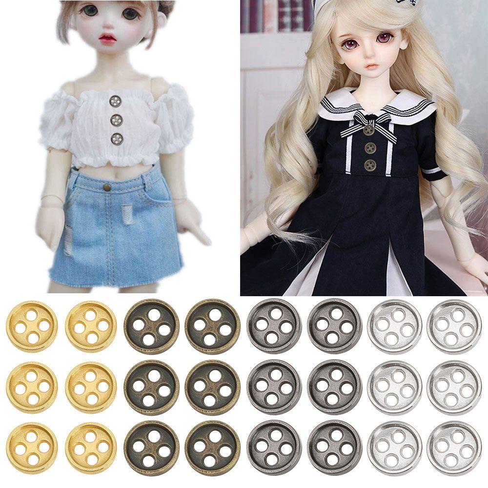 Set 20 Nút Áo Nhiều Màu Sắc Dễ Thương Cho Búp Bê