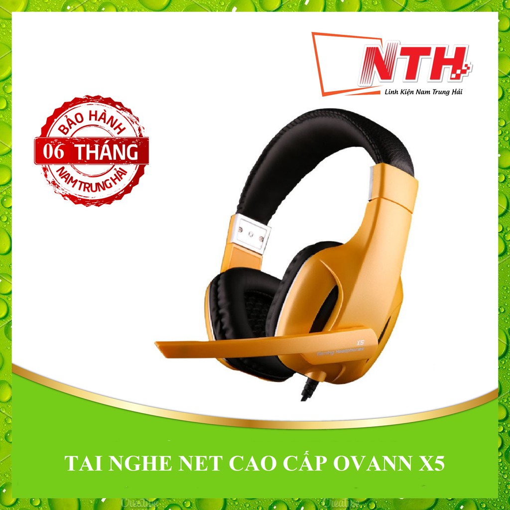 [Mã ELORDER5 giảm 10K đơn 20K] TAI NGHE NET CAO CẤP OVANN X5