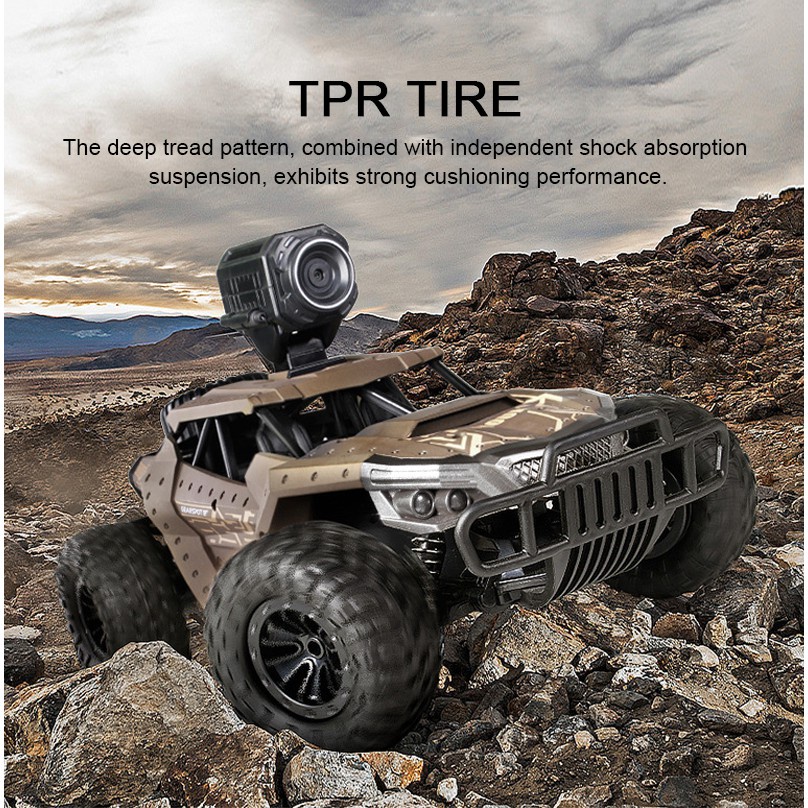 Xe Địa Hình Điều Khiển Từ Xa Heliway DM-1803 2.4GHz 4WD Kèm Camera HD Và Phụ Kiện