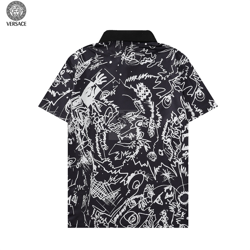 Ver & SA- Áo Thun POLO In Họa Tiết graffiti Nghệ Thuật Thời Trang Xu Hướng JHTFKTHstreet