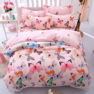 Vỏ Chăn Lồng Được Ruột Có Khóa Kéo HCM-BƯỚM HỒNG( ngau nhien)