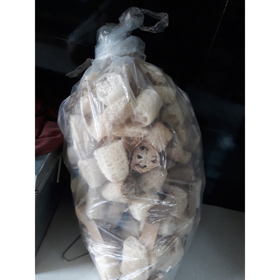 Xơ Mướp HTX Sinh Dược 100% Khô Tự Nhiên- TẮM, TẨY DA CHẾT, RỦA BÁT