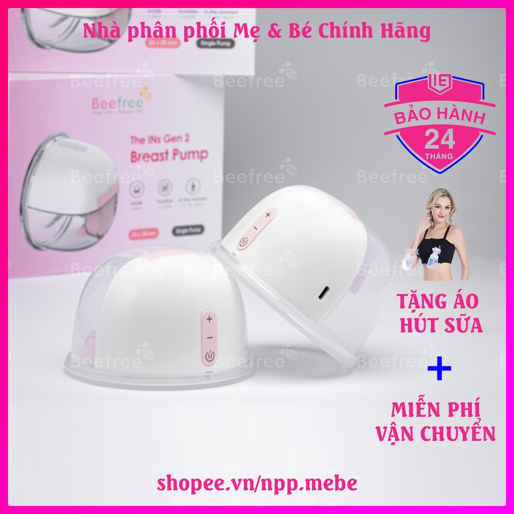 CHÍNH HÃNG Máy hút sữa điện đôi rảnh tay không dây Beefree Gen 1 Gen 2