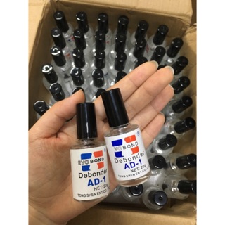 Nước tẩy keo 502, keo UV, Keo gốc Cyanoacrylate, gỡ mi cao cấp Evobond Debonder AD-1