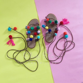 GIÀY SANDAL BOHO CHIẾN BINH THẮT DÂY(ảnh thật)