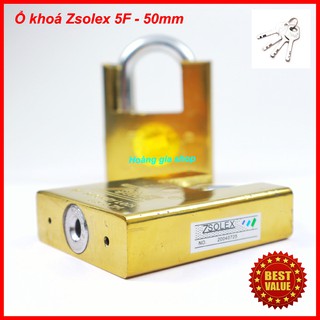 Ổ khoá hợp kim chống cắt 5f - 50mm - zsolex