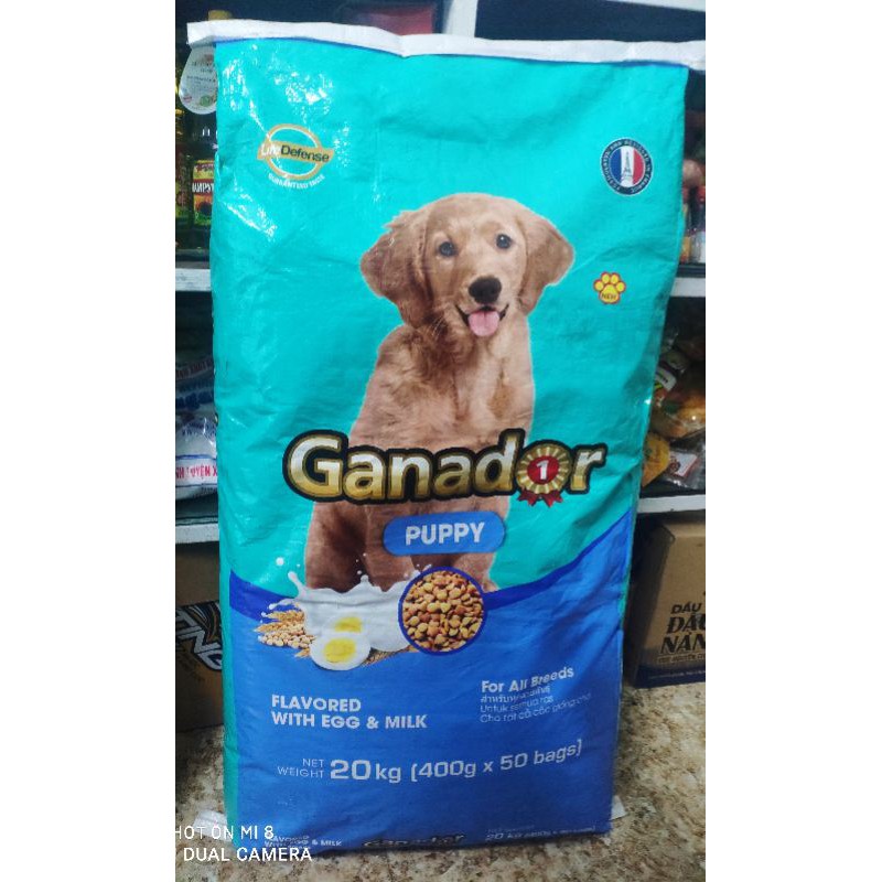 Thức ăn cho chó Ganador Adult - Puppy. Thức ăn hạt cao cấp nhập khẩu từ Pháp Gói 400g