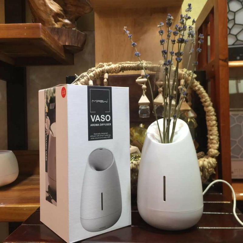 Máy khuếch tán tinh dầu cao cấp Vaso chính hãng IDANGCAP (tặng 10ml tinh dầu sả chanh khi mua máy)