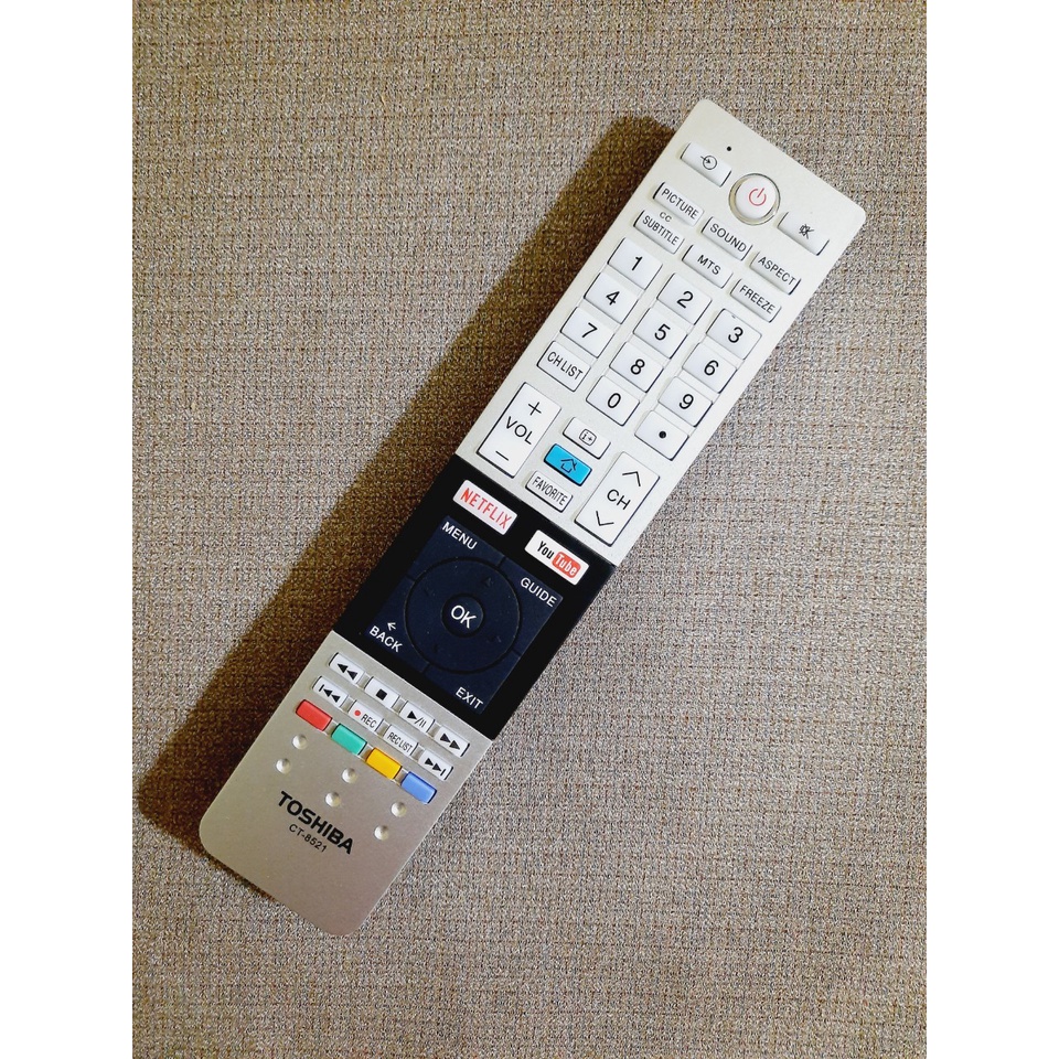 Remote Điều khiển tivi Toshiba -thay thế các dòng khiển kiểu dáng tương tự- Hàng chính hãng