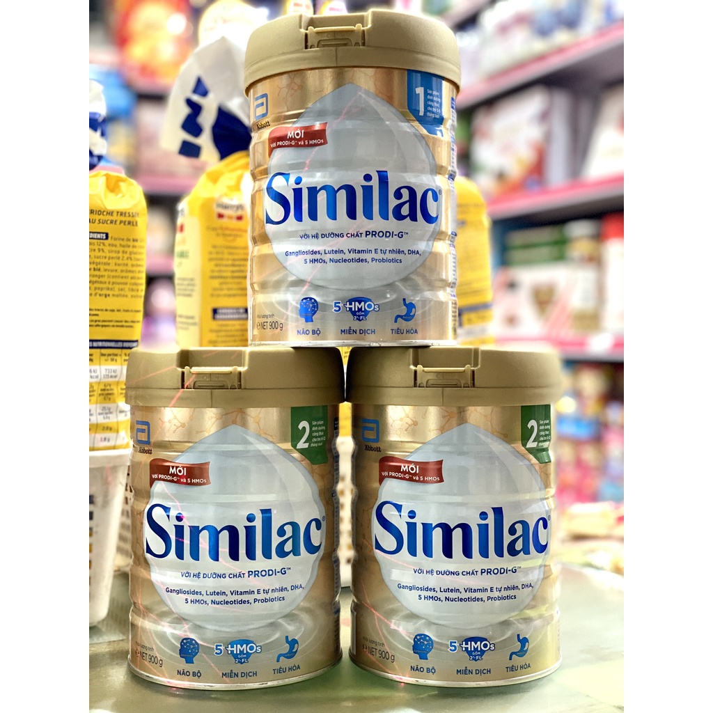 Sữa bột SIMILAC HMO số 1 - 2 900G ( Mẫu mới )