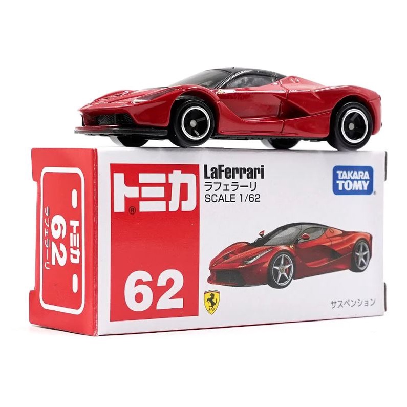 Xe mô hình Tomica Ferrari No.62 LaFerrari 101840 Fullbox Chính Hãng Takara Tomy - Victoys