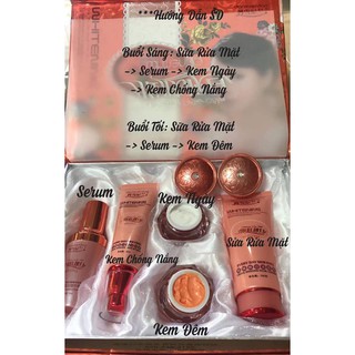set 5 bộ sản phẩm hoàng cung cam