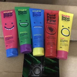 (Sỉ_ lẻ) Kem Đa Năng (kem đu đủ) Pure Paw Paw 25g nội địa Úc mùi dâu tây, chanh leo, dưa hấu, nho