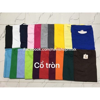 Bộ 4 áo thun cổ tròn form body