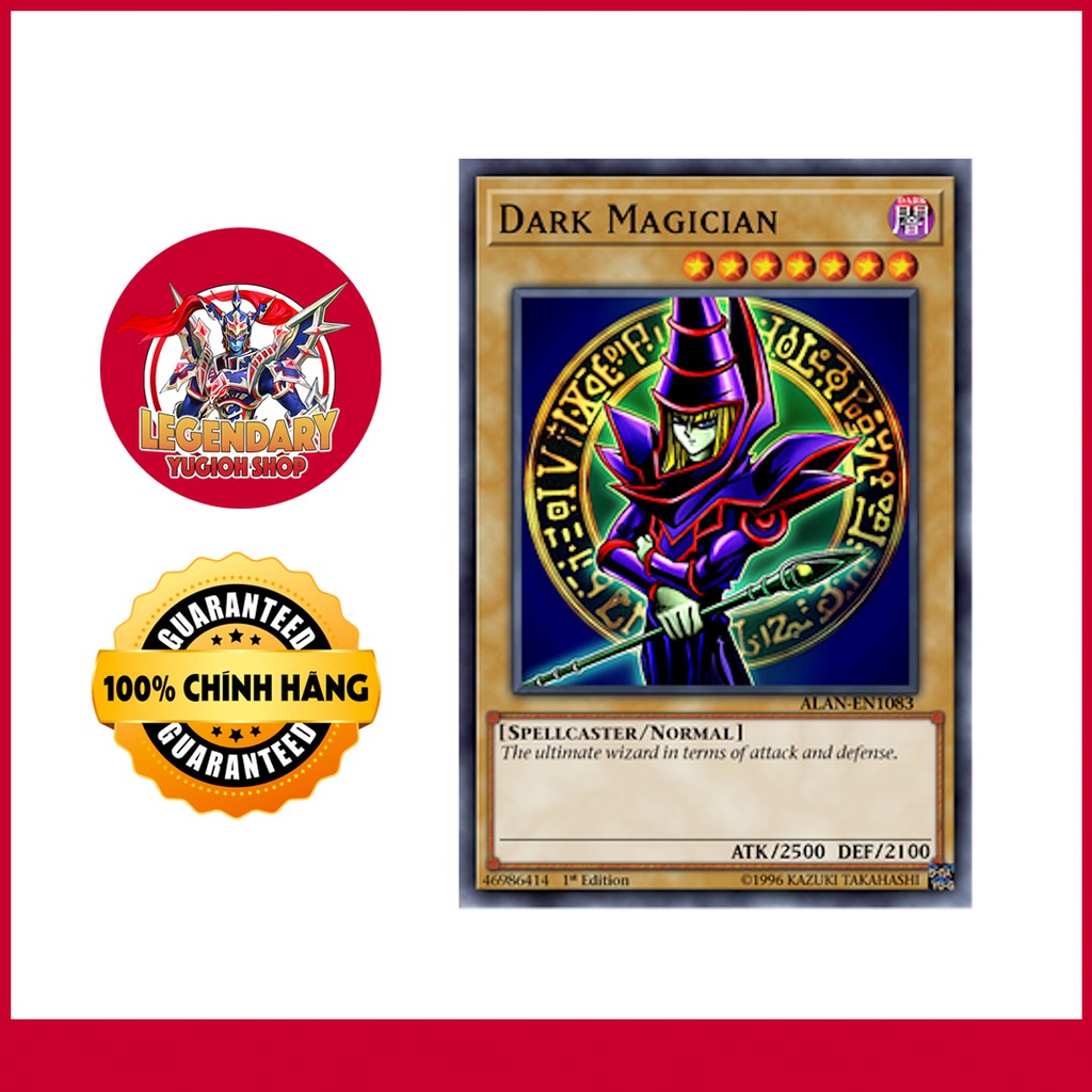 [EN]Thẻ Bài Yugioh Chính Hãng] Dark Magician - Art Nguyên Bản