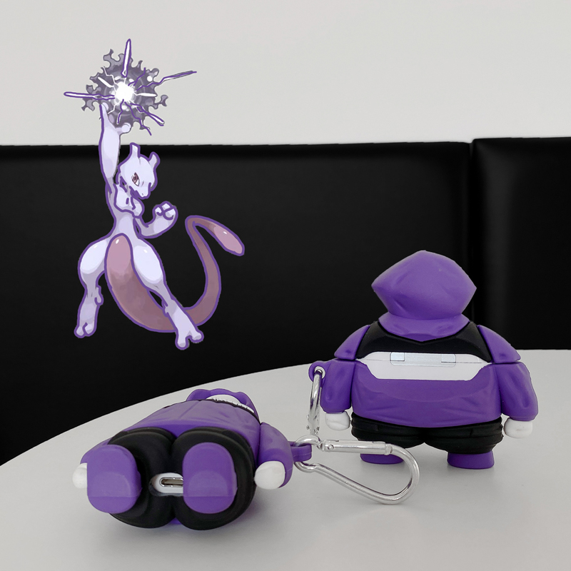 🔥In Stocks Pokémon AirPods Pro Case Earphone Protective Case Pikachu Mew-two Apple Wireless Bluetooth Headphone Case Pokeball Snorlax Soft AirPod Cover Mr.Mime Earbuds Shockproof Casing