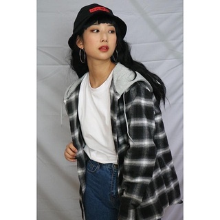 ÁO KHOÁC FLANNEL NÓN có hình fback của khách