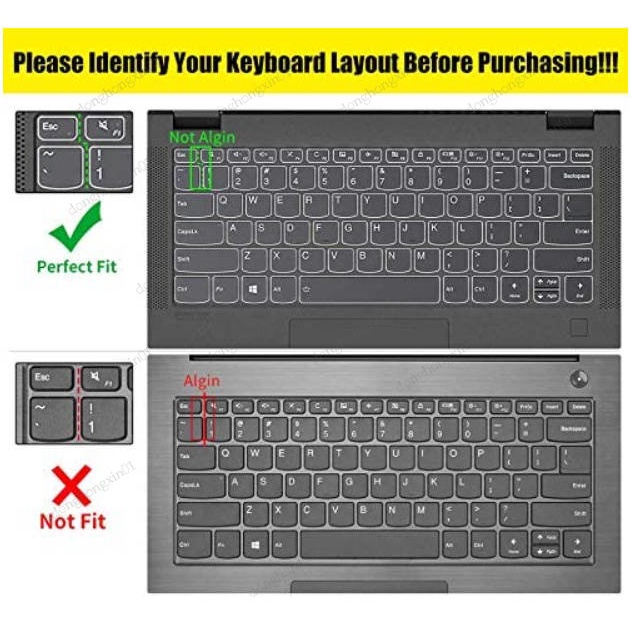 Tấm Silicon Bọc Bàn Phím Laptop Lenovo YOGA slim 7 Lenovo YOGA 7i 14 Lenovo YOGA 9i 14 / YOGA slim 9i 14 Inch