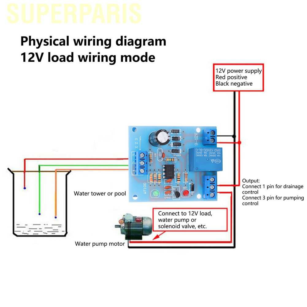 Mạch Điều Khiển Mực Nước Tự Động 12v