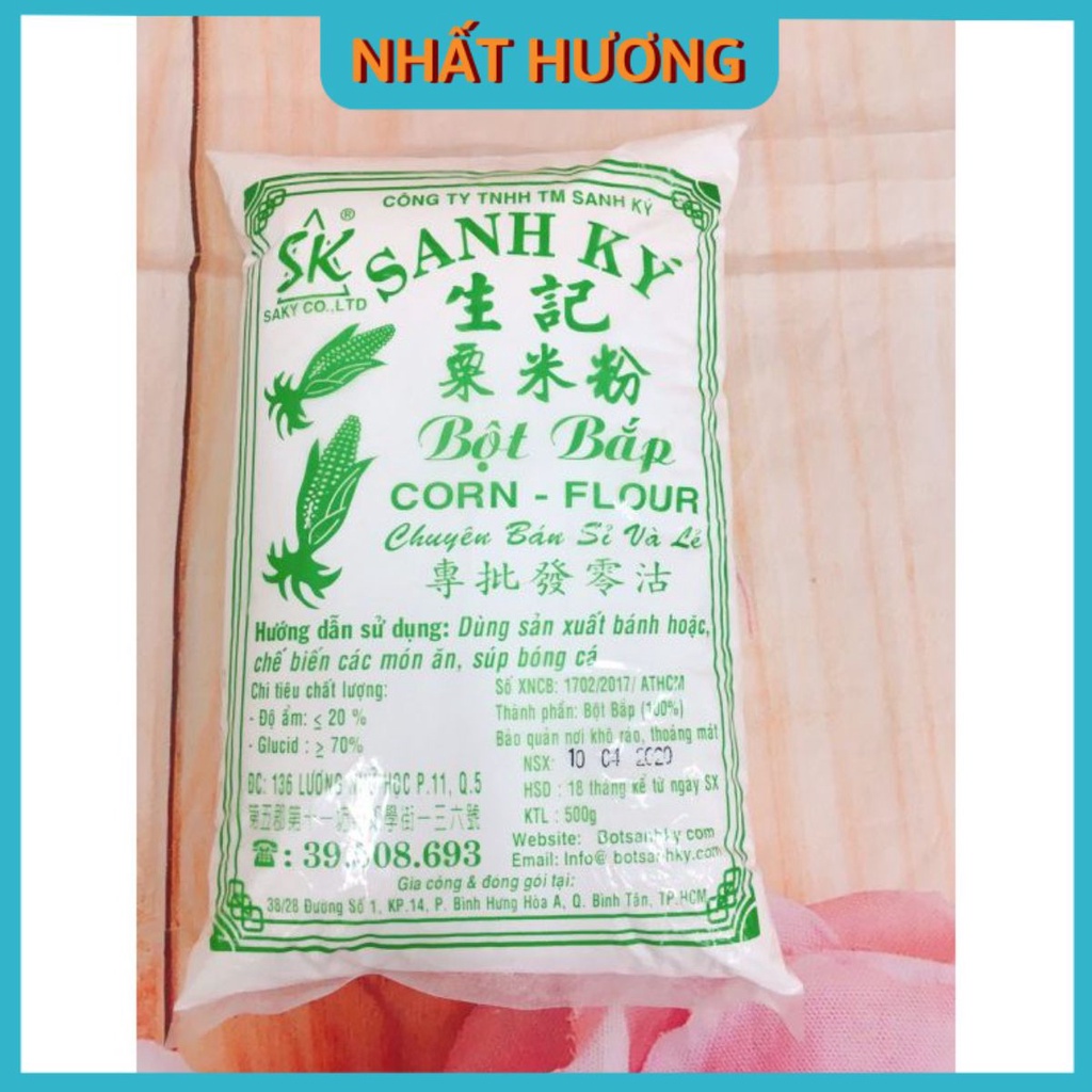 Bột Bắp Sanh Ký 500gr