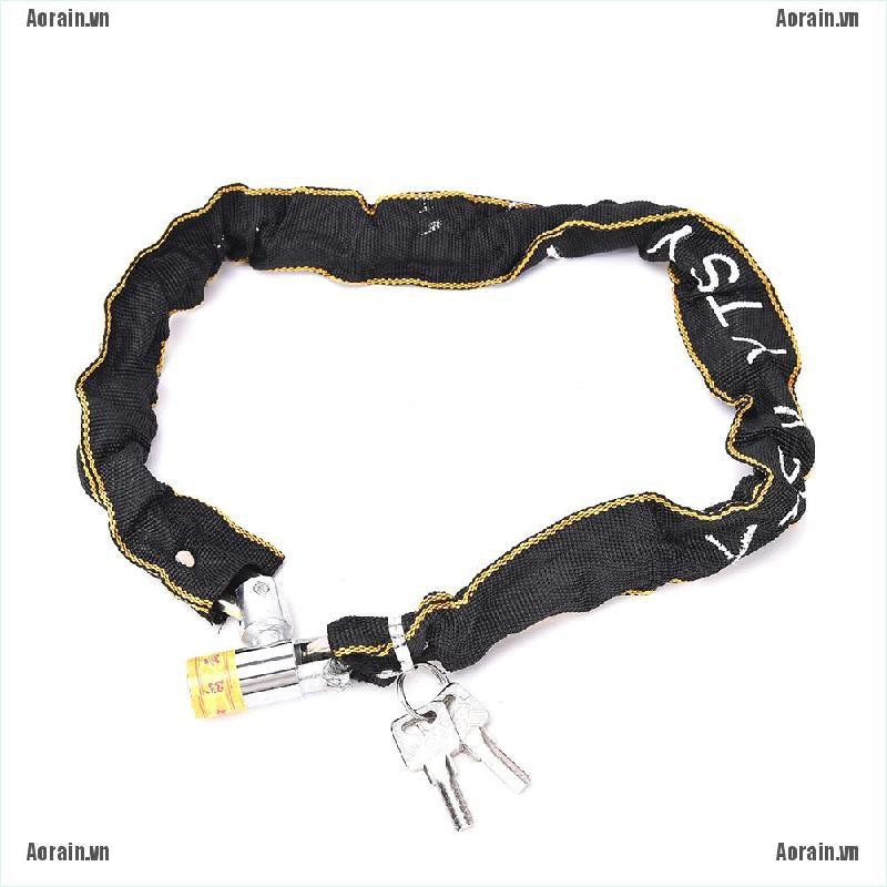 Dây Xích Sắt Khóa Xe Đạp + 2 Khóa 100cm