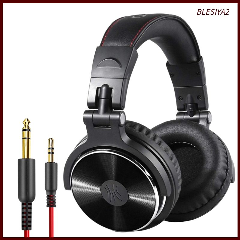 [BLESIYA2] Over Ear DJ Stereo Wired Headphone Headsets for Studio