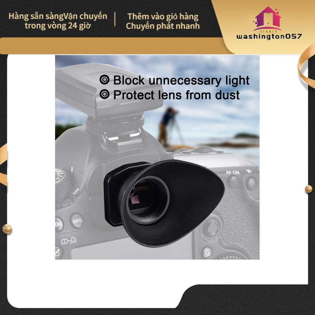 Nắp nhựa dẻo bảo vệ ống kính máy ảnh màu đen cho Canon EOS 5DIII 1DX 7D