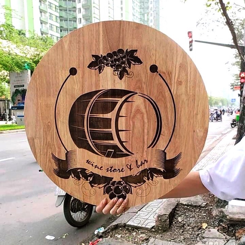 Bảng Gỗ Tên Shop Treo Ngoài Trời ~Miễn Phí Thiết Kế Theo Yêu Cầu