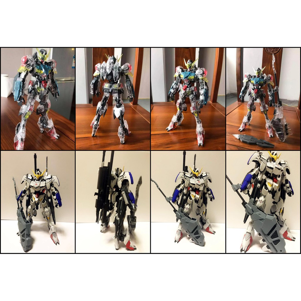 Mô hình nhựa lắp ráp MG 1/100 Barbatos Form 4 6 ver Hires HIRM ver clear - MHJ model