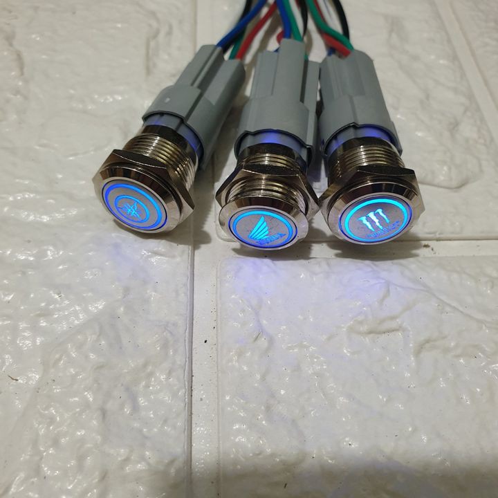 Công tắc LOGO 5 chân chống nước LED siêu chất