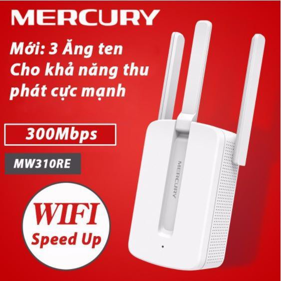 BỘ KÍCH SÓNG WIFI MERCURY 3 ANTEN MW310RE - KHUẾCH ĐẠI WIFI