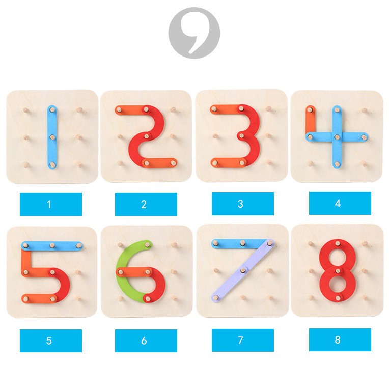 Ghép Que Tạo Hình Phát Triển Tư Duy Sáng Tạo Cho Trẻ - Đồ Chơi Montessori Rèn Luyện Tư Duy Logic