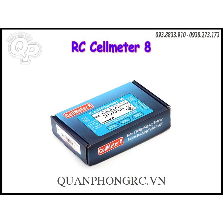 CellMeter 8 - Đo pin-Xả Pin-Test Servo - Test ESC