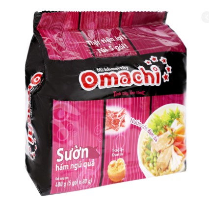 Mì Omachi gói 80g các loại