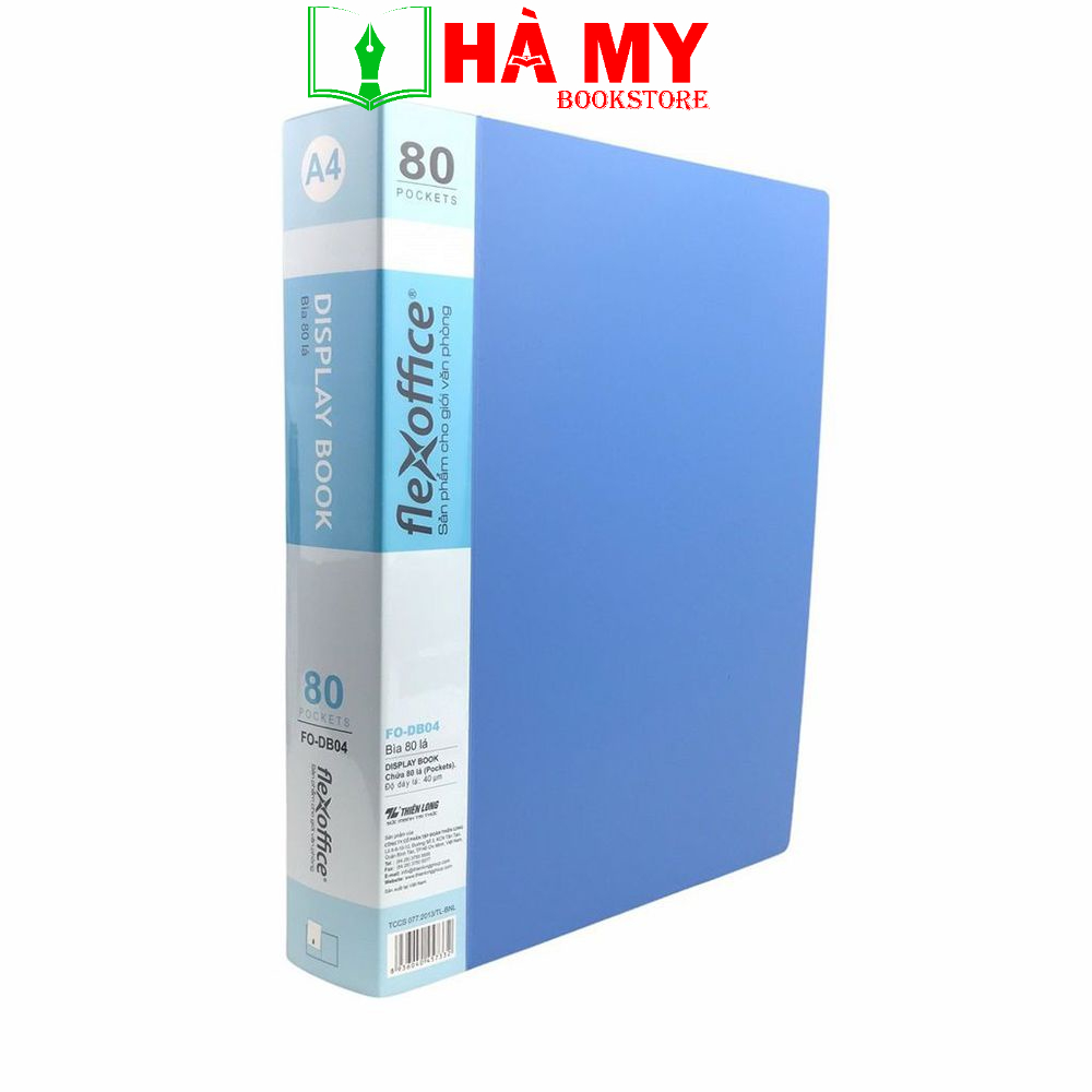 [Freeship] Bìa nhựa nhiều lá Thiên Long 20 Lá 40 Lá 60 Lá 80 Lá 100 Lá file lá a4 đựng hồ sơ chính hãng
