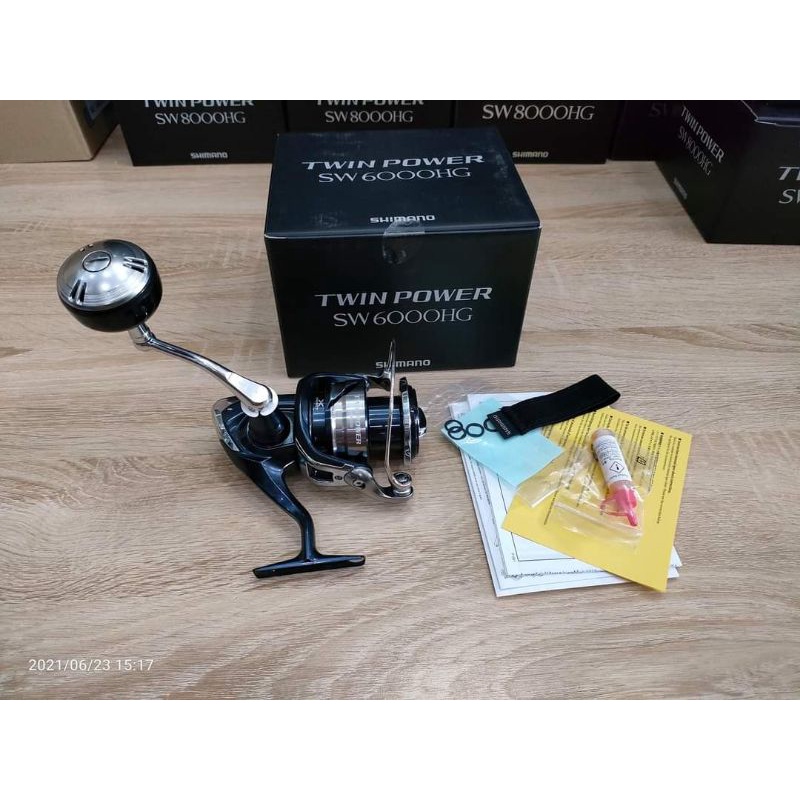Máy Câu Cá Shimano 2021 Twin Power SW 6000HG - Máy Đứng