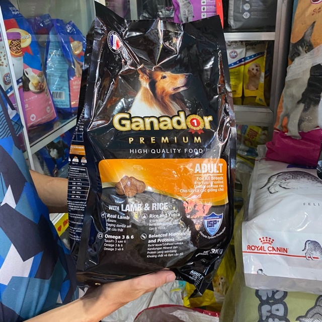 Thức Ăn Hạt Khô Cho Mọi Giống Chó Vị Gà Và Cừu Ganador - 400g