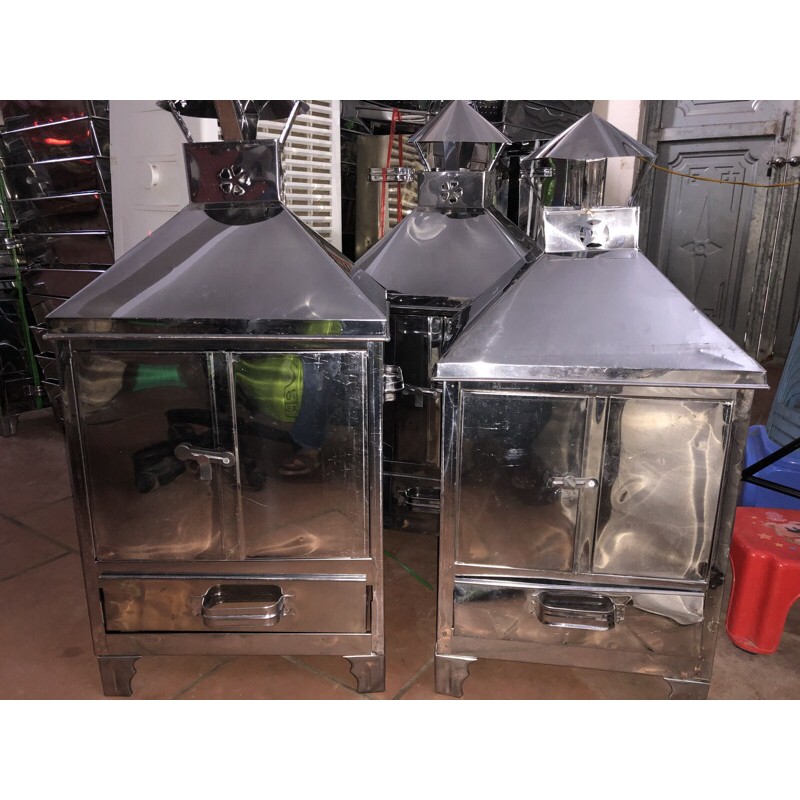 lò đốt vàng mã size to - thùng hoá vàng inox