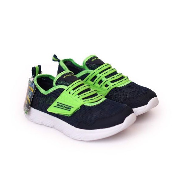 GIÀY SKECHER TRẺ EM CỔ CHUN DÂY GIẢ NAVY, GLK8