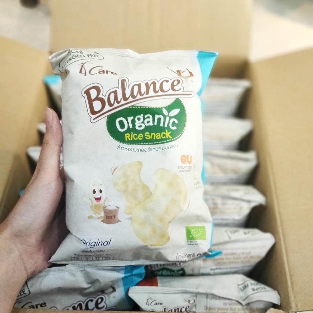 Bánh Snack Gạo Hữu Cơ 4Care Balance 25g - Snack Organic Cho Bé