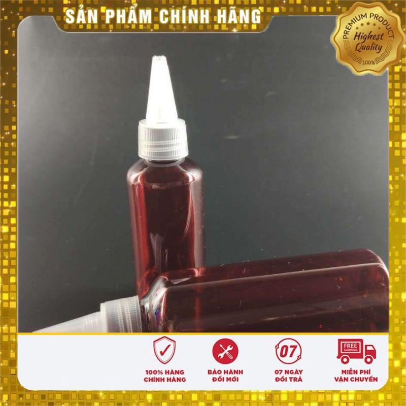 Chai nhựa pet Nâu nắp nhọn 50ml,100ml chiết mỹ phẩm , phụ kiện du lịch