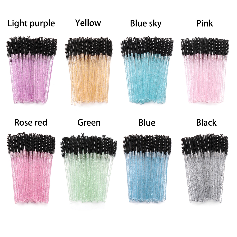 [Hàng mới về] 50 cọ chải lông mi lông mày