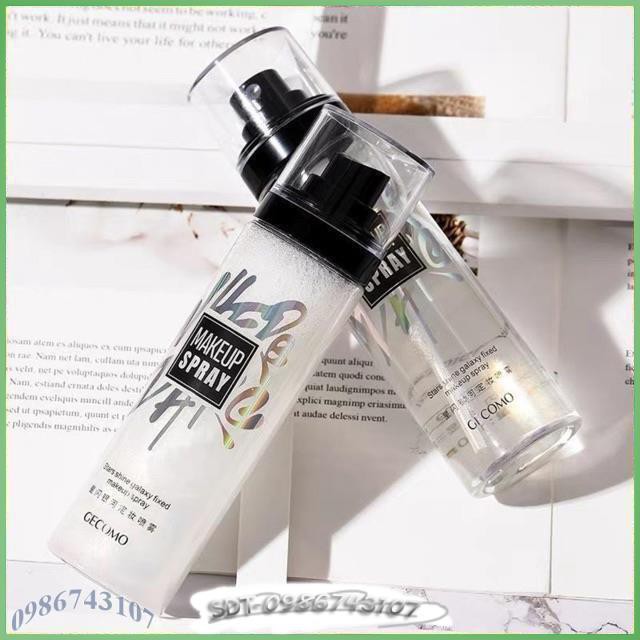 Xịt nhũ cố định lớp trang điểm Gecomo Star Shine Galaxy Spray bản dupe của Mac Fix+ Shimmer SV | BigBuy360 - bigbuy360.vn