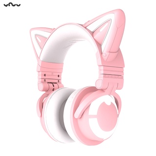 Tai nghe tai mèo Demon Dance YOWU cat ear headphone phiên bản Cat's Claw Powder