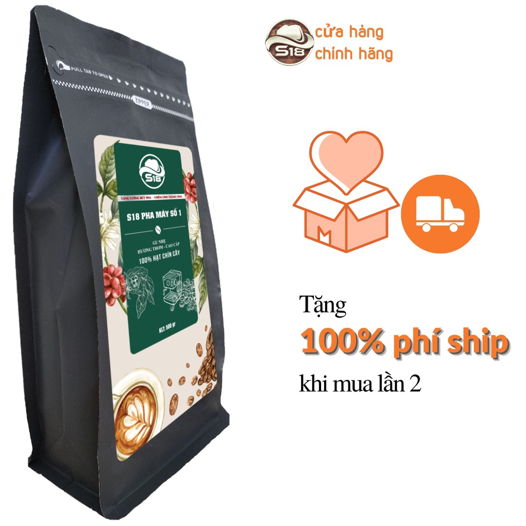 cafe nguyên chất - cà phê rang xay - robusta arabica culi 200g, 1kg - S18 coffee