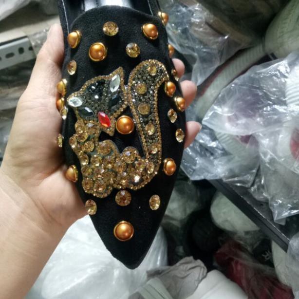 [HÀNG LOẠI 1] Giày Bệt Đính Đá Hình Cáo Xinh Xinh [ẢNH THẬT] | BigBuy360 - bigbuy360.vn