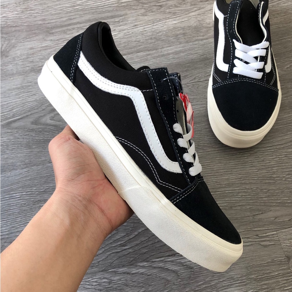 GIÀY 𝐕𝐀𝐍𝐒 VAULT OLD SKOOL MÀU ĐEN ⚡Full box bill⚡ Giày thể thao nam nữ 2021 | BigBuy360 - bigbuy360.vn